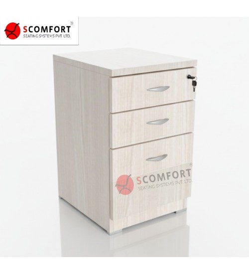 Scomfort SC-S01 Office Storage Pedestal with Lock and Drawer Unit